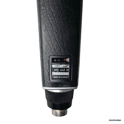 Sennheiser MD441-N ✓Serviced 70s Vintage Dynamic Microphone. Case. Adapter Cable. XLR. MD 441 image 6