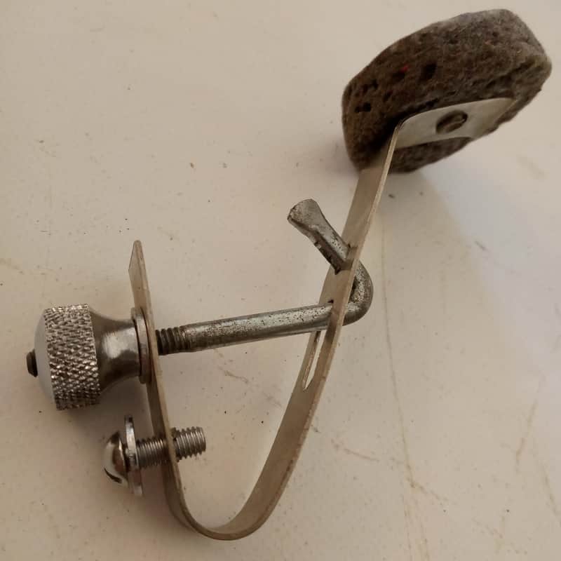 Slingerland Vintage 60s Muffler Small Knob Chrome Snare/Tom Drum Tone Control US image 1