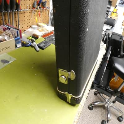 Rickenbacker 4001 Case Early 1970s - Blue Lined - Black Tolex - CASE ONLY image 3
