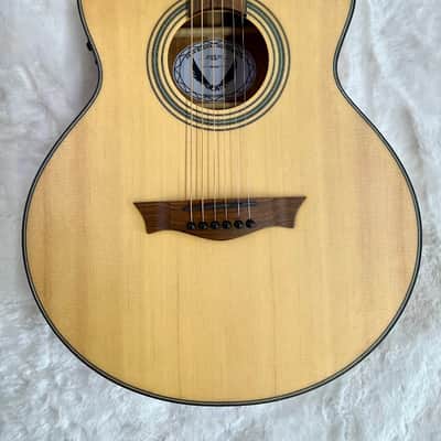 Dean St. Augustine Mini Jumbo Acoustic-Electric Guitar, Natural Model # SAMJE SN image 3