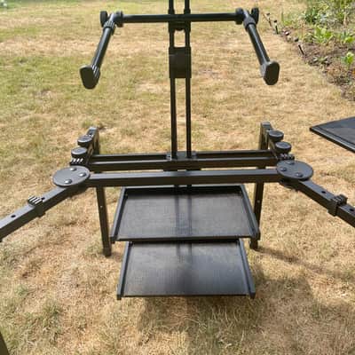 Vintage QuikLok Keyboard Studio Workstation – Folding 4 Leg Stand – 1980s image 5