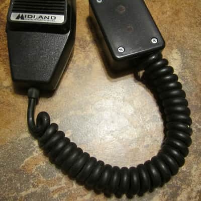 Circuit Bent Modified Vintage Midland CB Microphone Lo-Fi Mic Microphone image 1