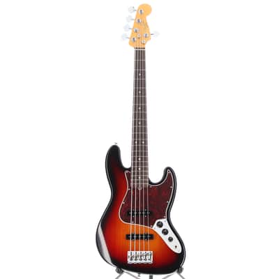 Fender Certified Pre-Owned American Professional II Jazz Bass V, Rosewood Fingerboard, 3-Color Sunburst (M4) (48915) image 5
