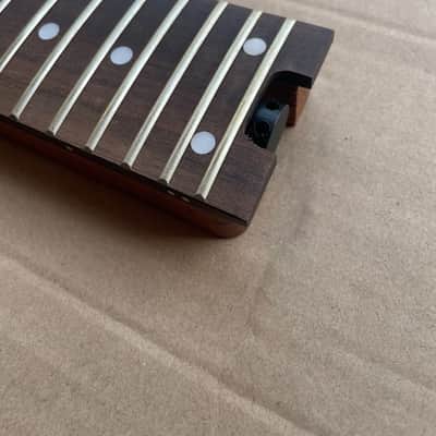 Roasted Maple Headless Guitar Neck with Rosewood Fingerboard, Wheel Truss Rod -24 Frets image 1