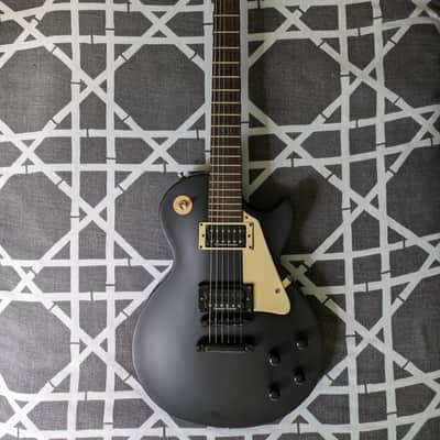 Les Paul Style - Goth w/ Seymour Duncan humbuckers & Epiphone Back Pack image 11