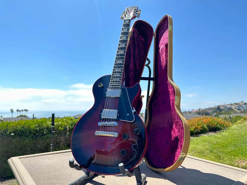 Epiphone Les Paul Custom Widow 2024 - Red Burst image 1