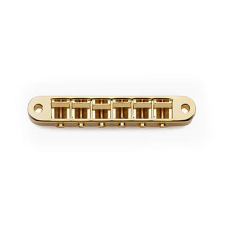 Allparts Nashville Style Tune-O-Matic Bridge Gold image 1