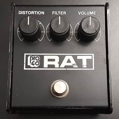 1980s - Vintage ProCo Small Box RAT 1988 - Black with White Lettering image 4