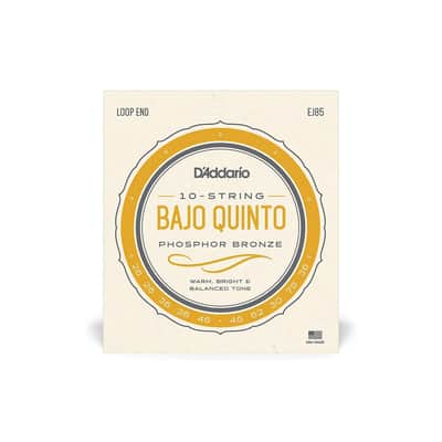 D'Addario EJ85 Phosphor Bronze 10-String Bajo Quinto Strings - .026-.036 image 1