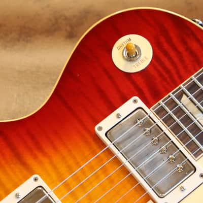 Minty! 2021 Gibson Custom Shop Historic '59 Les Paul Standard Reissue Electric Guitar Heritage Cherry VOS + COA OHSC image 3