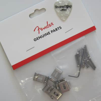 Fender Road Worn Aged Stratocaster Bridge Saddles Kit 0997203000 image 1
