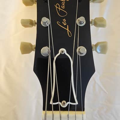 Gibson les paul gold top custom shop 57 reissue Gibson les Paul custom shop gold top 57 reissue 1999 - Real Gold top rare dark back ( mcarty) image 2