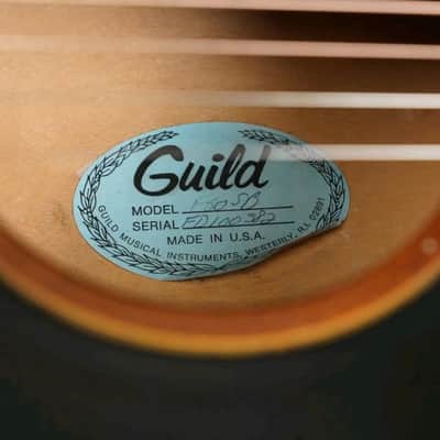 Guild F50 Westerly 1981 - Sunburst image 8