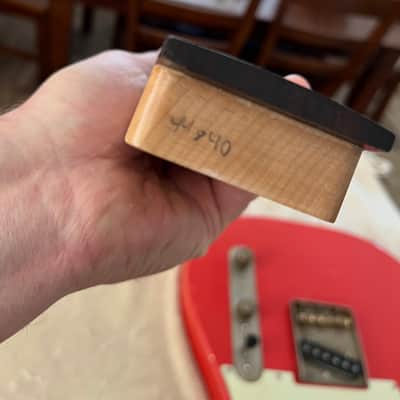 MJT Telecaster Guitar Fiesta Red Musikraft neck Quartersawn tele aged relic not fender ZCD image 12