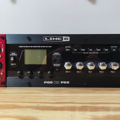 Line 6 POD x3 Pro Rackmount Multi-Effect and Amp Modeler 2010s - Black / Red image 1