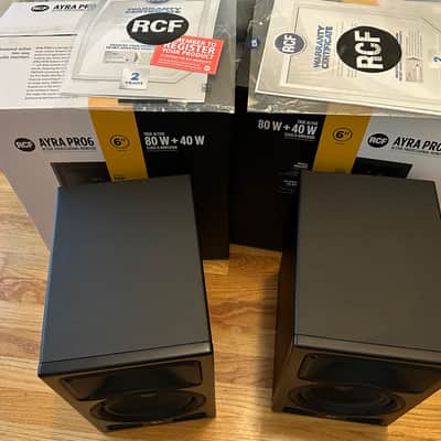 RCF AYRA PRO 6 2-Way 6" Active Studio Monitor (Pair) 2022 Black image 7
