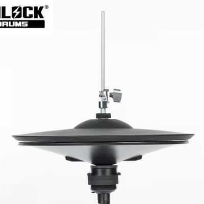 UNLOCK 14” 2 Piece Hi Hat Cymbals for Roland Alesis Strike VH image 5