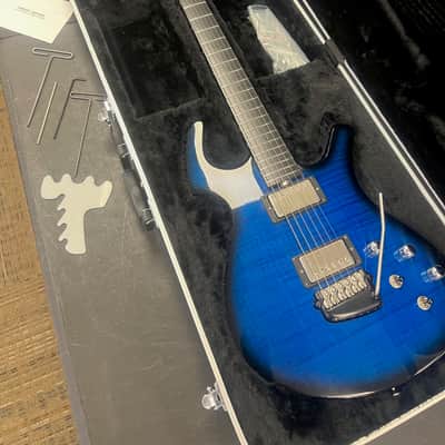 Parker Nitefly Mojo Transparent Blue Burst Electric Guitar With Piezo & Original Case. image 2