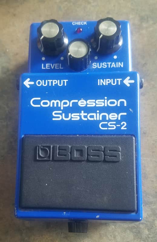 BOSS CS-2 Compression Sustainer 1986 Guitar Pedal Made in Japan Excellent Cond. image 1