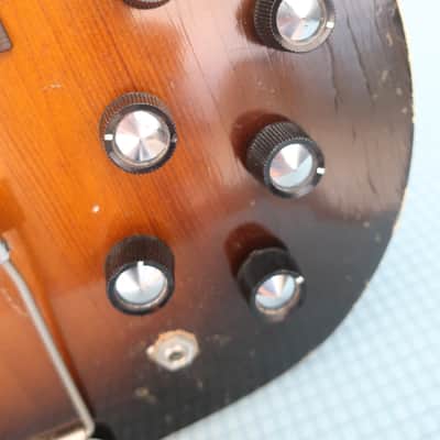 Vintage 1960s Kay Speed Demon 3 PU Sunburst Guitar Very Clean Rare Kluson Tuners Silvertone Harmony image 4