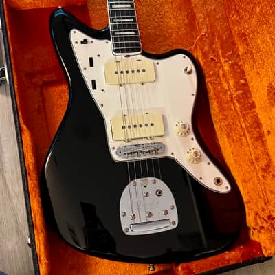 Fender Custom 70s Jazzmaster Black Ebony MAJOR American UPGRADES G&G CME Classic USA Gold Foil image 3