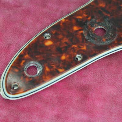 Vintage 1960's Fender Jazzmaster PRE-CBS Pickguard and Shield Celluloid "Tortoise" Guard JM image 2