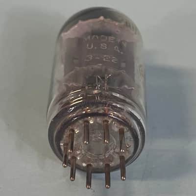 1950s RCA 12AU7 ECC82 (x2) Matched Pair Vintage Long Plate D Getter Tubes! T146 image 6