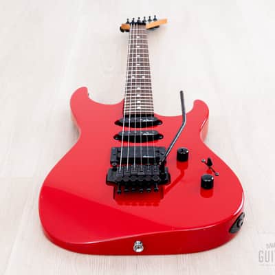 1990 Charvel by Jackson DK-065-SSH Vintage Superstrat Red w/ Floyd Rose, Model 3 Japan image 11