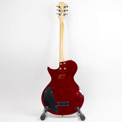 Fernandes LSA Monterey Magnacoustic Cherry Red – Hot Rail Power with Piezo Sparkle image 14