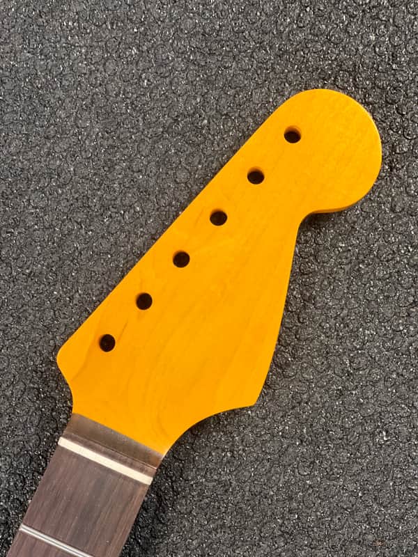 Guitar Neck Fits , Tele , Rosewood, 9.5 radius, Bone Nut Vintage Nitro