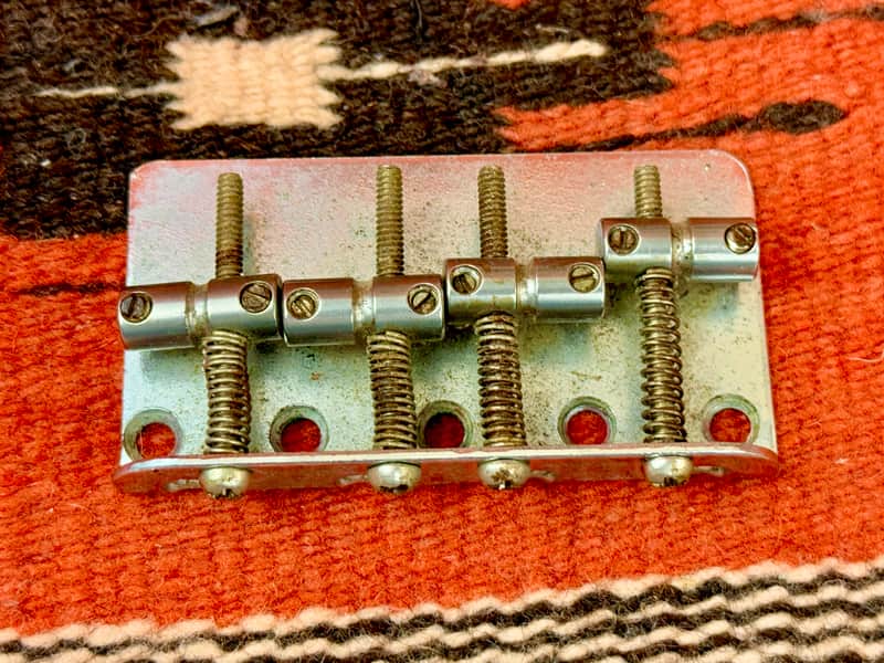 1970's Fender Precision Bass or Jazz Bass Guitar Bridge Circa 1974-1979 image 1