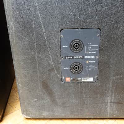 JBL SR-X Series SR4733X 2x15 Passive Speakers PAIR Black image 4