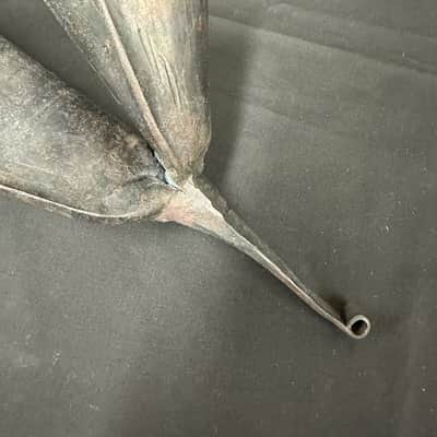 Gankogui, West African Double Bell, Large 13"x4.5", w/Beater - MINT image 10