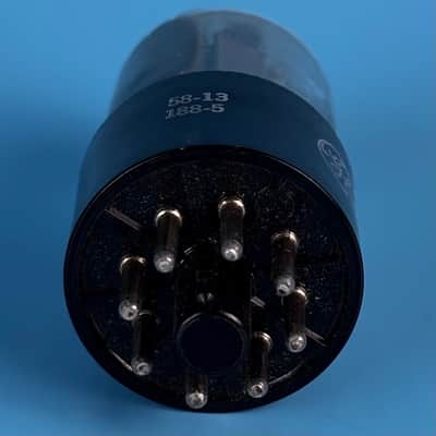 1958 General Electric 6SN7GT vintage Grey Plated Vacuum Tube! Tests Good! T576 image 7