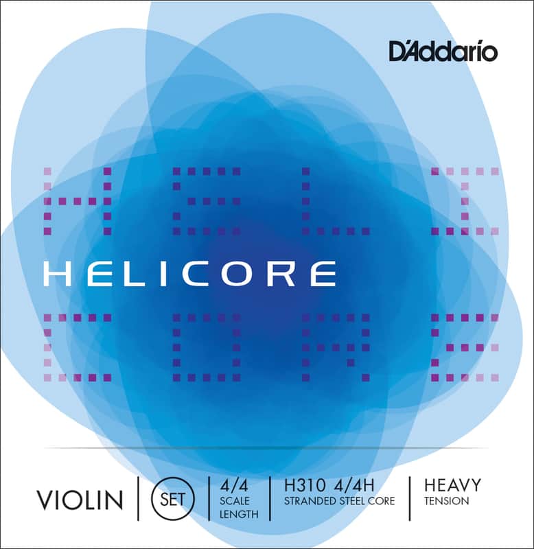 D'Addario H310-4/4H Helicore Violin Strings - Heavy Tension image 1