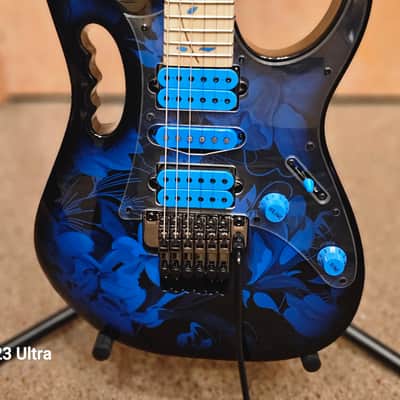 Ibanez Jem 77P Blue Floral Pattern image 2
