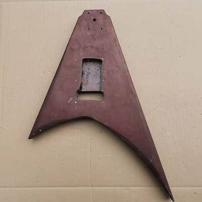 DIY Project Flying V Style Guitar Red Body image 2