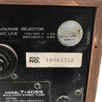 Onkyo T-4055 AM/FM Tuner image 4