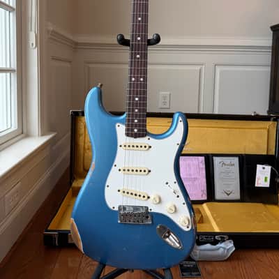 2025 Fender Custom Shop Stratocaster Pro W25 Relic - Aged Lake Placid Blue image 3