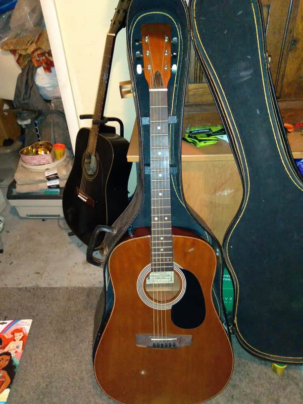 Harmony H 162-E 1970's Mahogany image 1