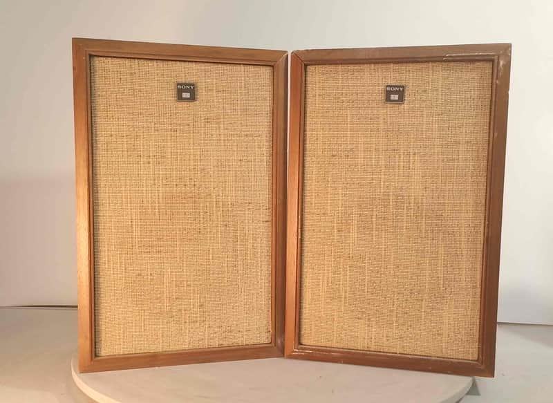 Sony SS-580 Floor Speakers Vintage HiFi Stereo Pair Bookshelf Home Audio