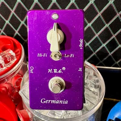 HBE Home Brew Electronic GERMANIA 44 LIMITED EDITION 2005 - METALLIC PURPLE TREBLE BOOSTER image 2