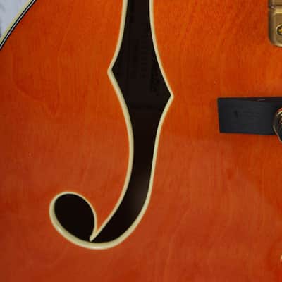 Gretsch Synchromatic Nashville Hollow Body Electric Guitar 50's Orange with Case image 6