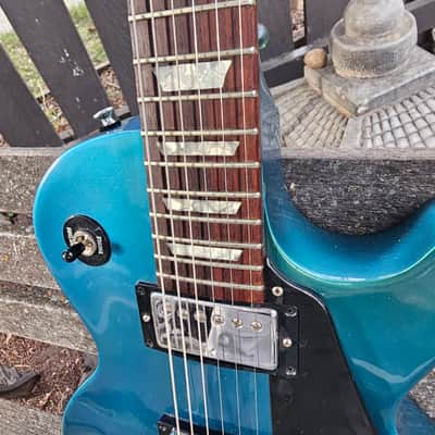 Gibson Les Paul Studio 2002 - Blue Teal Flip Flop image 7