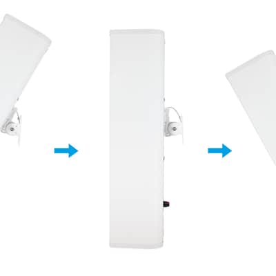 (2) Rockville WET ARRAY 100 White 100w Wall Mount Array 70V Commercial Speakers image 10