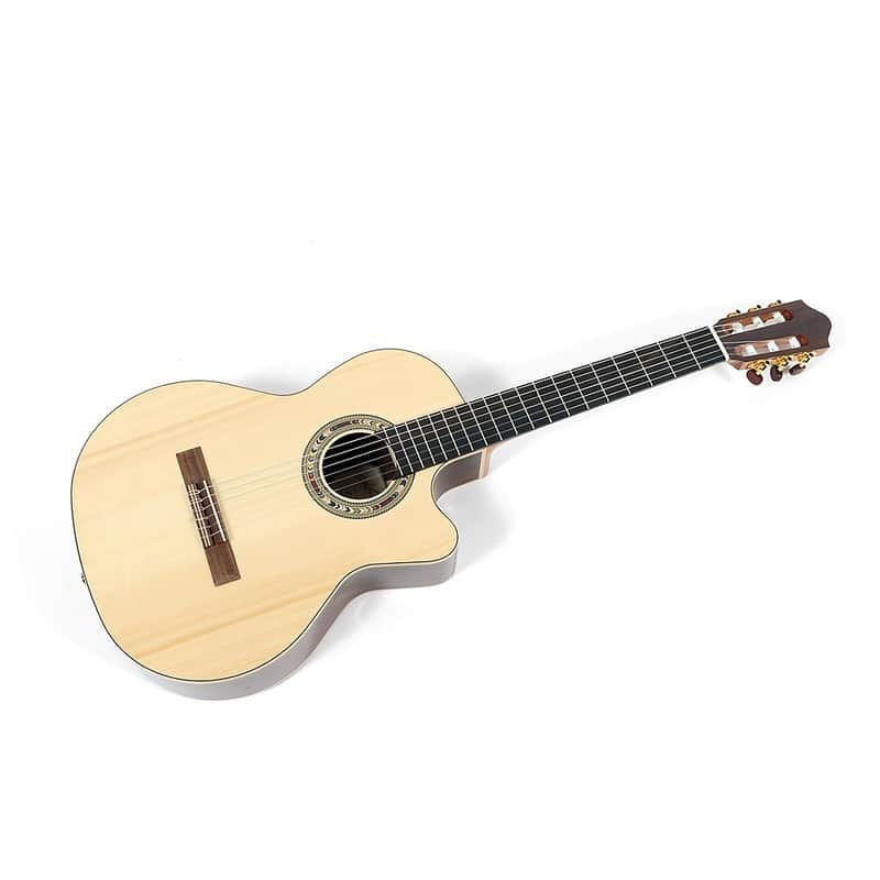 Kremona F65CW Fiesta Cutaway Acoustic-Electric Classical Guitar Regular Natural image 1