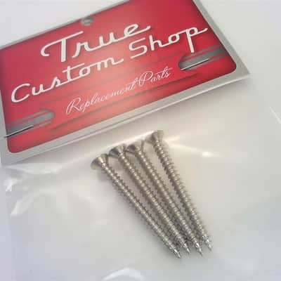 True Custom Shop® Nickel Neck Plate Mounting Screws for Fender Bass and Guitars image 2