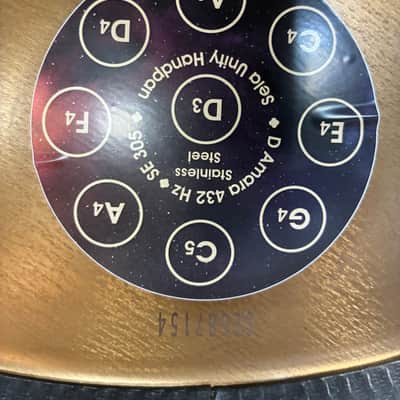 Sela Unity Stainless Handpan D Amara SE305 imagen 8
