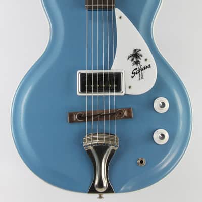1965 Supro Sahara 70 Wedgewood Blue Metallic image 3