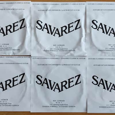 Savarez LOW640R Lower Octave NT Guitar Strings (650mm scale), Full set - NEW image 2